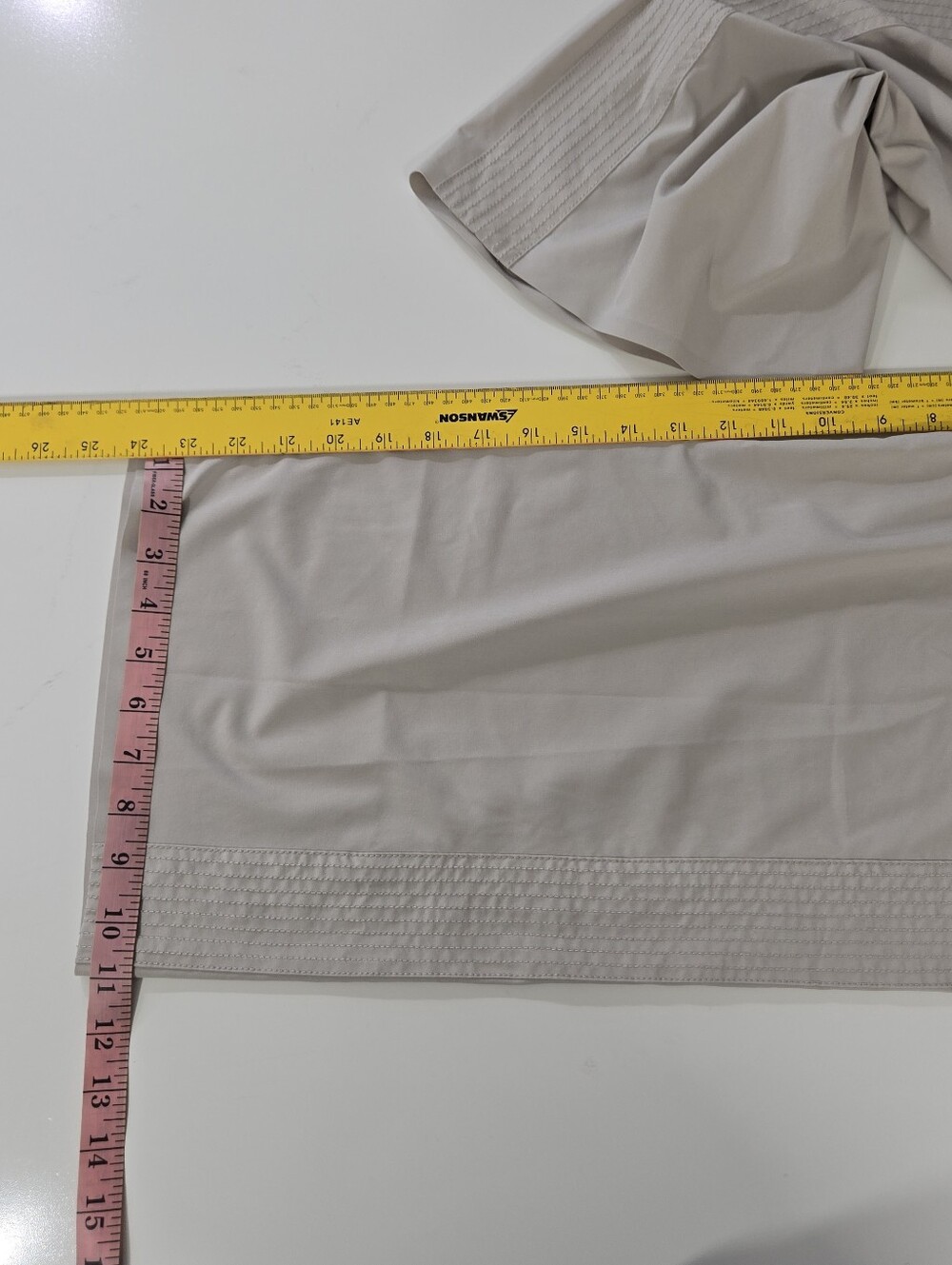 Athleta Avenue Wide Leg Crop Pants Beige Tan Pull On Athleisure Travel Womens 8 - Picture 15 of 16